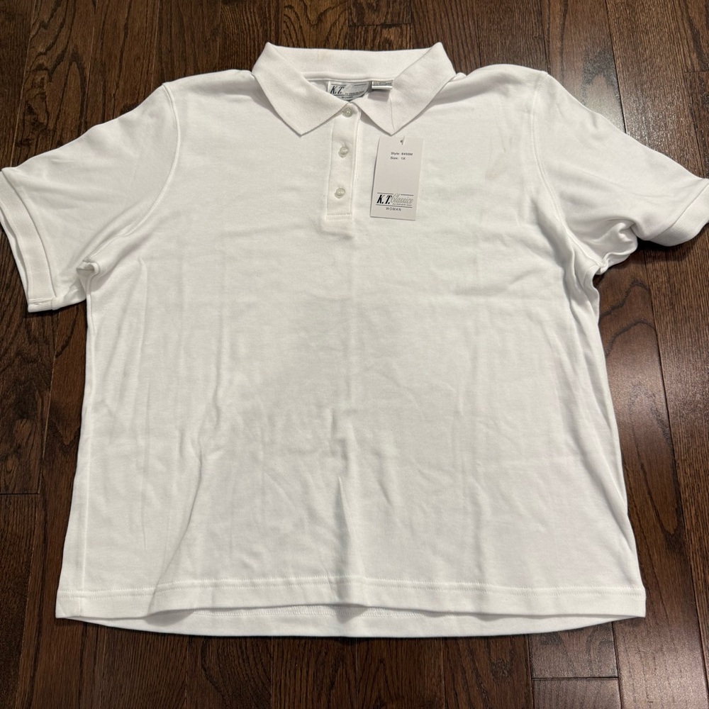 Classic White Polo Shirt for Women